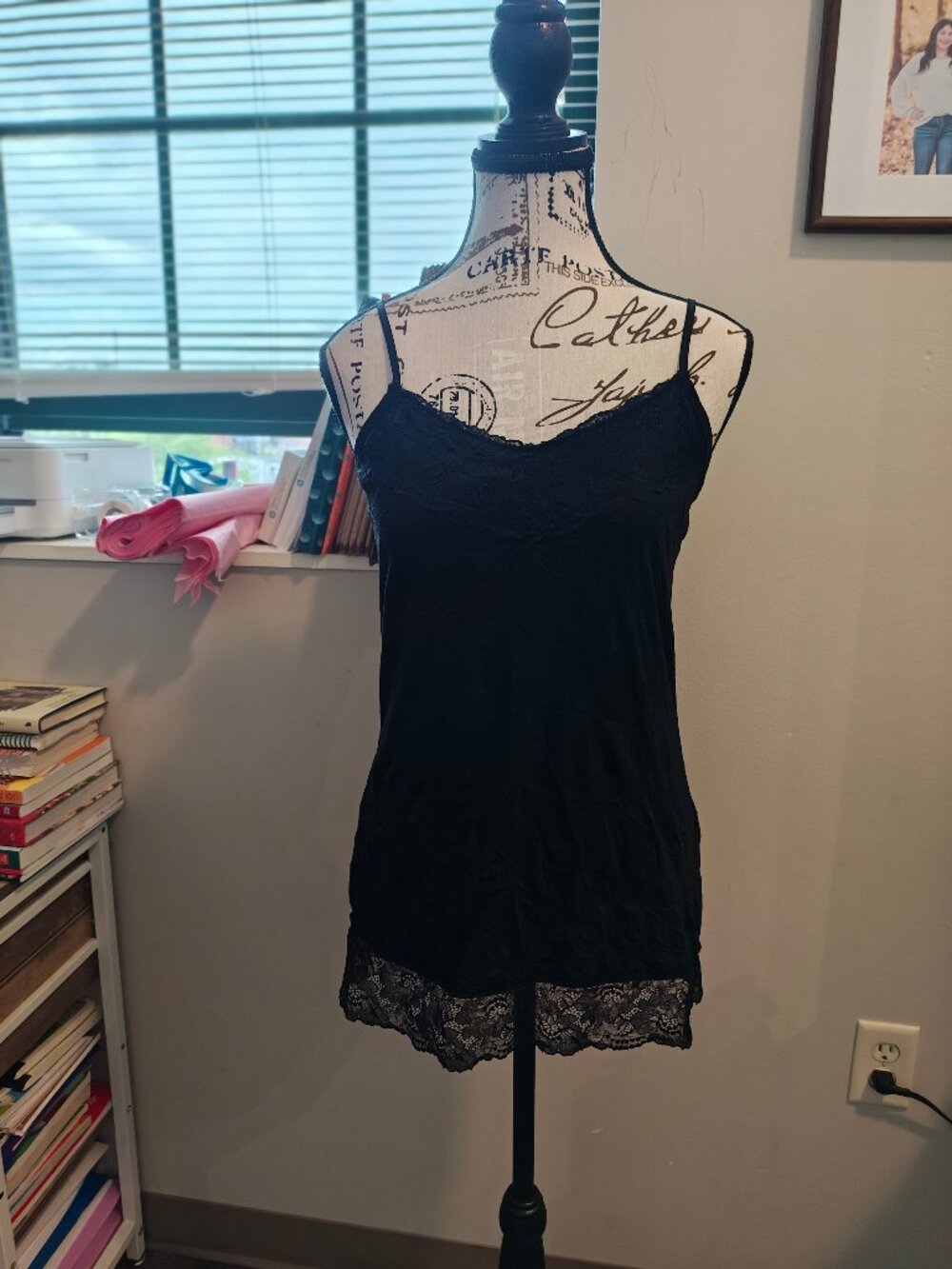 Maurices Black Lace Trim Camisole — Size Small, Never Worn